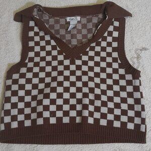 Checkered Vest
